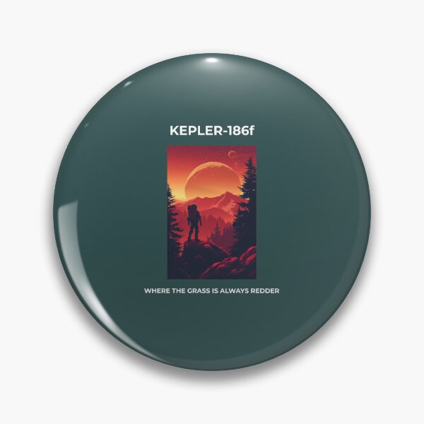 Item preview, Kepler-186f Exoplanet NASA Vintage Space Poster designed and sold by Artmugic.