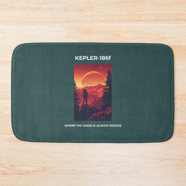 Item preview, Kepler-186f Exoplanet NASA Vintage Space Poster designed and sold by Artmugic.