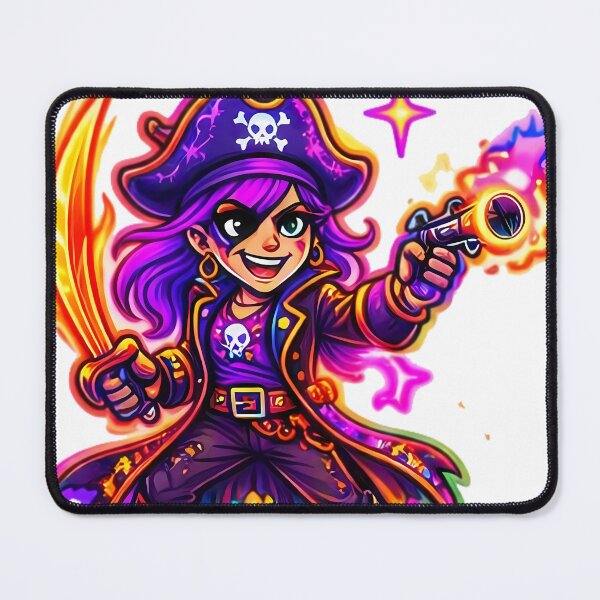 Item preview, Cool Cartoon Badass Pirate T-Shirt designed and sold by Freestyle Prints.