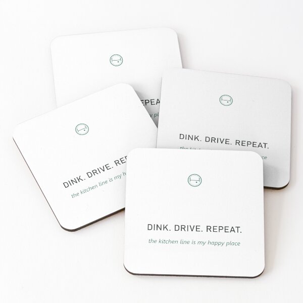 Item preview, Dink Drive Repeat Pickleball Player Gift designed and sold by Athena Design Co..