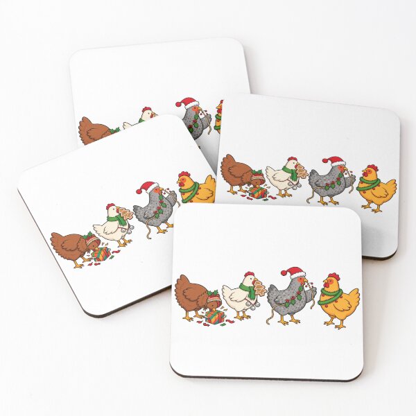 Item preview, Christmas Chickens designed and sold by LuloCreative.