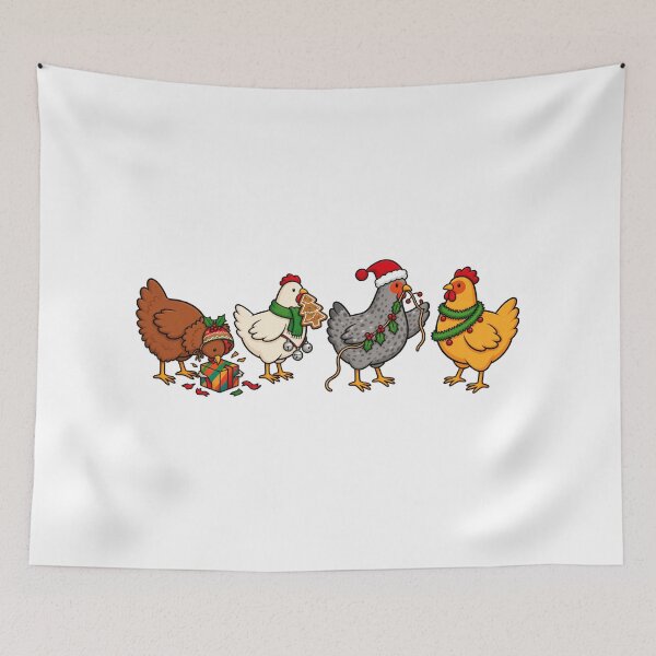 Item preview, Christmas Chickens designed and sold by LuloCreative.