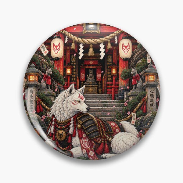 Item preview, The Guardian of the Sanctuary | Japanese Ukiyo-e Kitsune designed and sold by Substance_life.