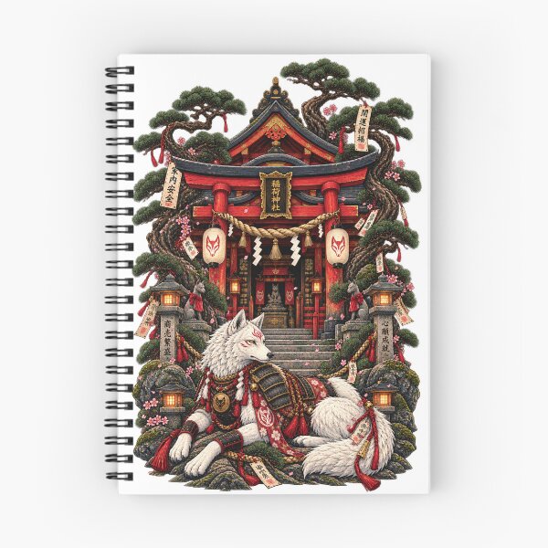 Item preview, The Guardian of the Sanctuary | Japanese Ukiyo-e Kitsune designed and sold by Substance_life.