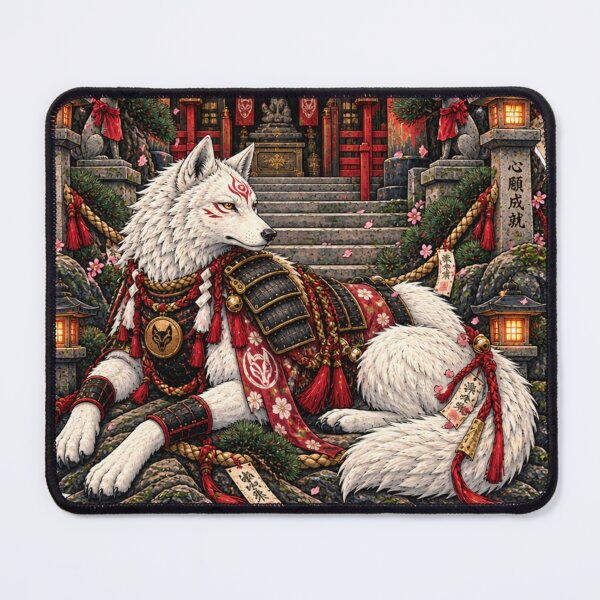 Item preview, The Guardian of the Sanctuary | Japanese Ukiyo-e Kitsune designed and sold by Substance_life.
