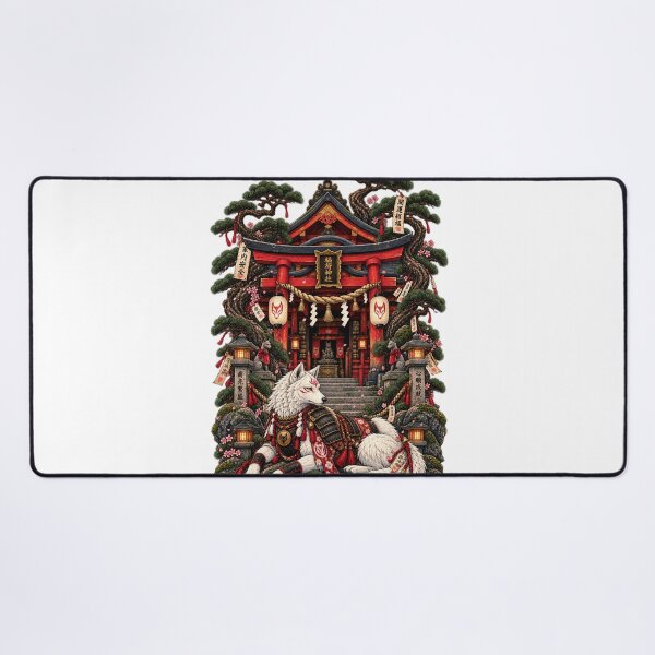 Item preview, The Guardian of the Sanctuary | Japanese Ukiyo-e Kitsune designed and sold by Substance_life.