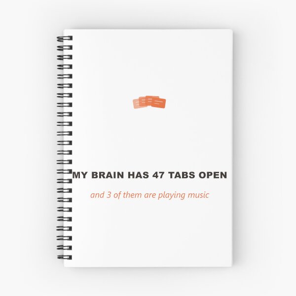 Item preview, My Brain Has 47 Tabs Open ADHD Gift designed and sold by Athena Design Co..