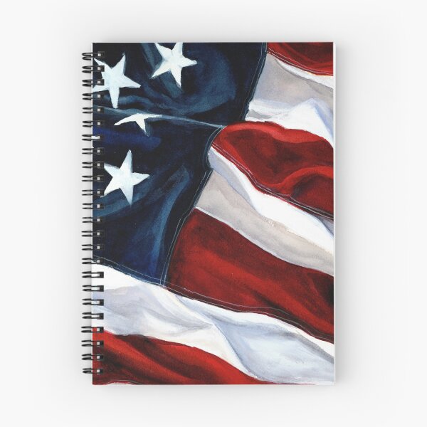 Item preview, Old Glory – American Flag Watercolor Art designed and sold by lexieaustinart.