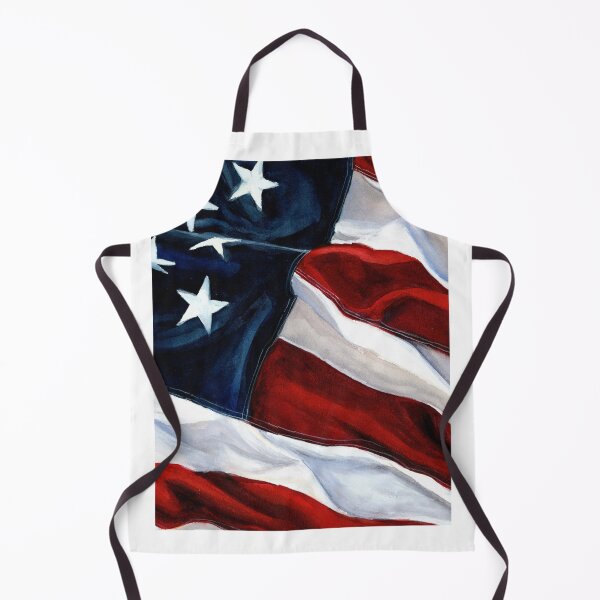 Item preview, Old Glory – American Flag Watercolor Art designed and sold by lexieaustinart.