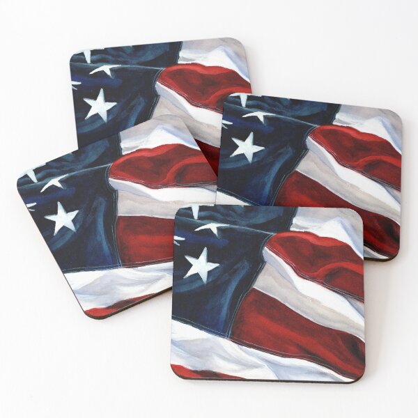 Item preview, Old Glory – American Flag Watercolor Art designed and sold by lexieaustinart.
