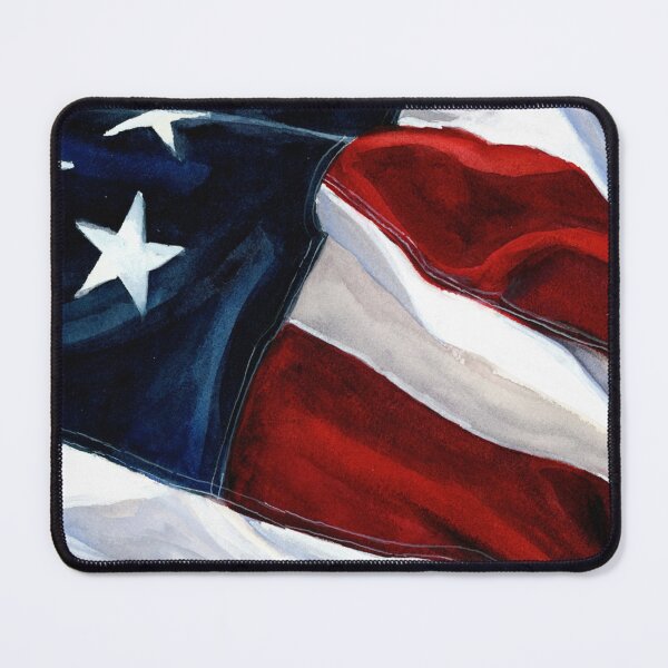 Item preview, Old Glory – American Flag Watercolor Art designed and sold by lexieaustinart.