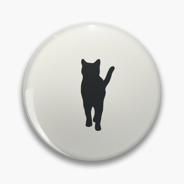 Item preview, Walking Black Cat Silhouette designed and sold by Gkinoki.