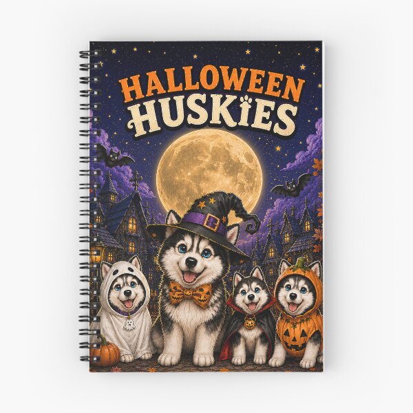 Item preview, Halloween Huskies designed and sold by ALW951.