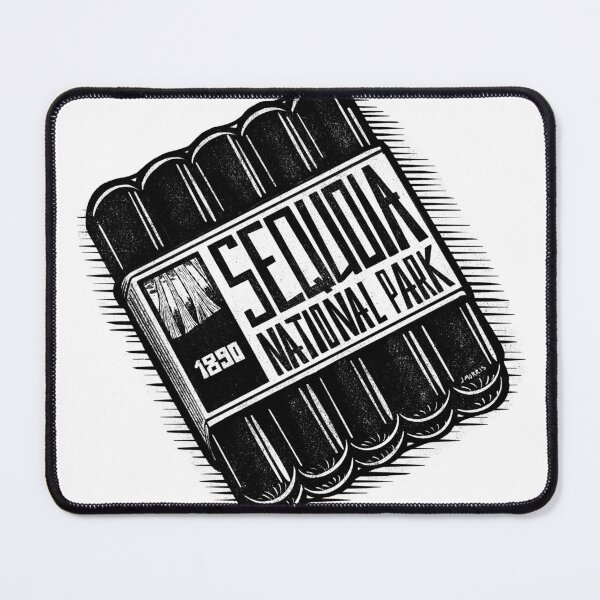 Item preview, Hot Dog Label of Sequoia National Park designed and sold by John Morris Illustration.