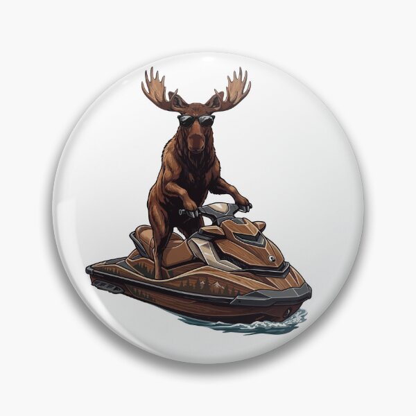 Item preview, Moose On Sea Doo designed and sold by VelvetRoom.
