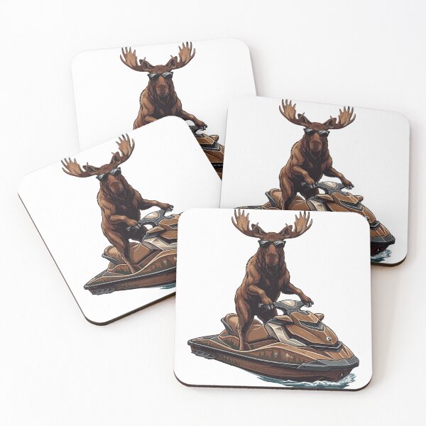 Item preview, Moose On Sea Doo designed and sold by VelvetRoom.