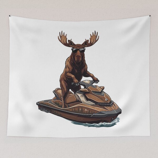 Item preview, Moose On Sea Doo designed and sold by VelvetRoom.