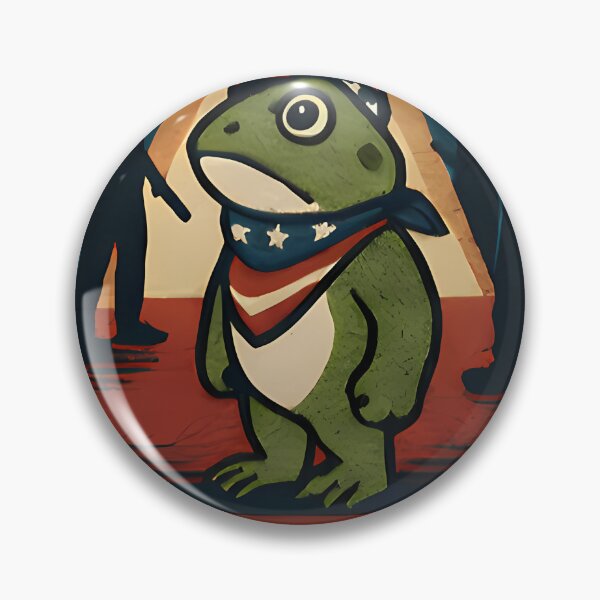 Item preview, Portland Frog Resist retro protest design patriotic humor art independence day activist frog designed and sold by Velmoraqs.