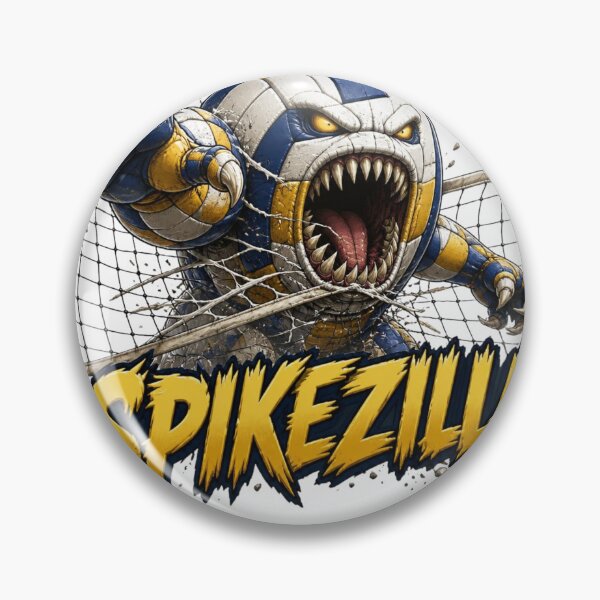 Item preview, Spikezilla Volleyball Monster Shirt designed and sold by redblink store.