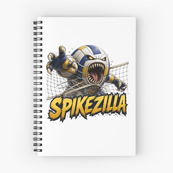 Item preview, Spikezilla Volleyball Monster Shirt designed and sold by redblink store.