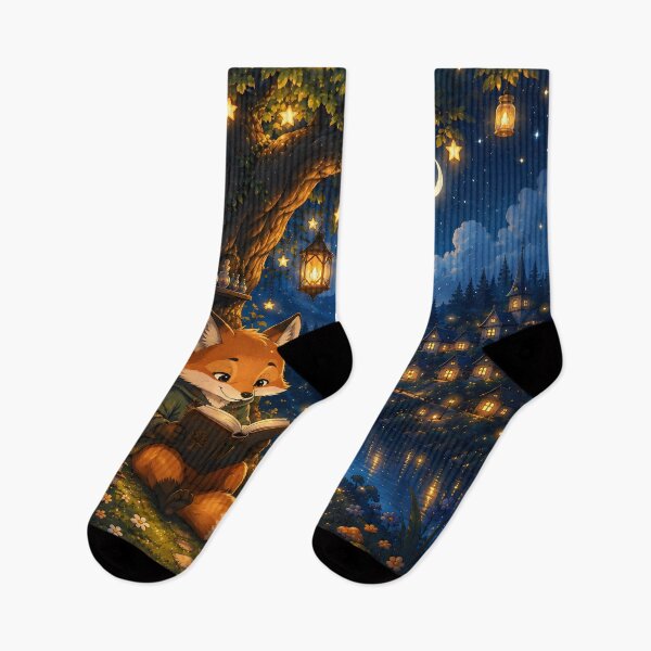 Item preview, Fox Reading Under the Lantern Tree designed and sold by Herodestroyer.