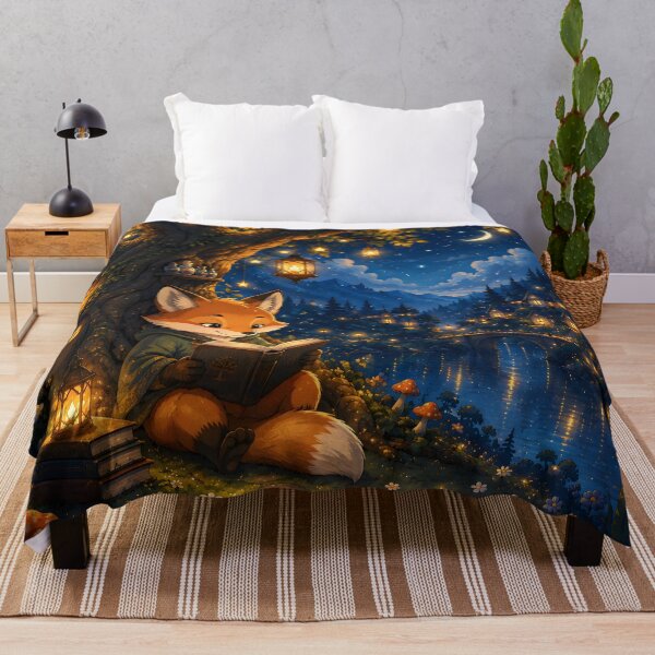 Item preview, Fox Reading Under the Lantern Tree designed and sold by Herodestroyer.