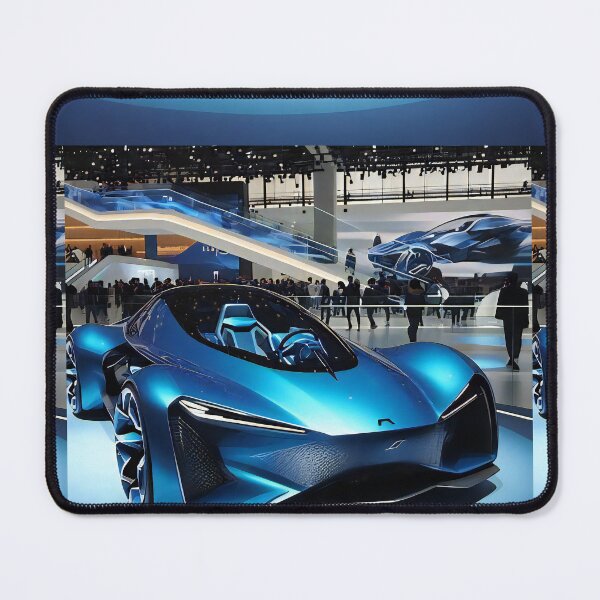 Item preview, Blue and Futuristic car in the future! designed and sold by yuliettestore.