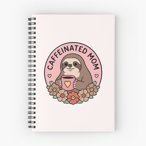 Item preview, Caffeinated Mom Cute Sloth designed and sold by LuloCreative.