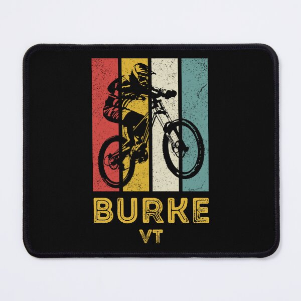 Item preview, Burke VT Retro Mountain Bike Vermont Cycling Apparel designed and sold by good vibes clothing.