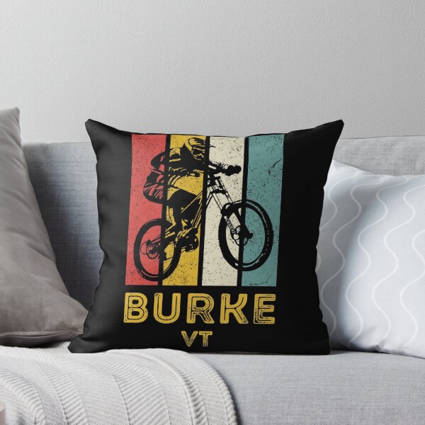 Item preview, Burke VT Retro Mountain Bike Vermont Cycling Apparel designed and sold by good vibes clothing.