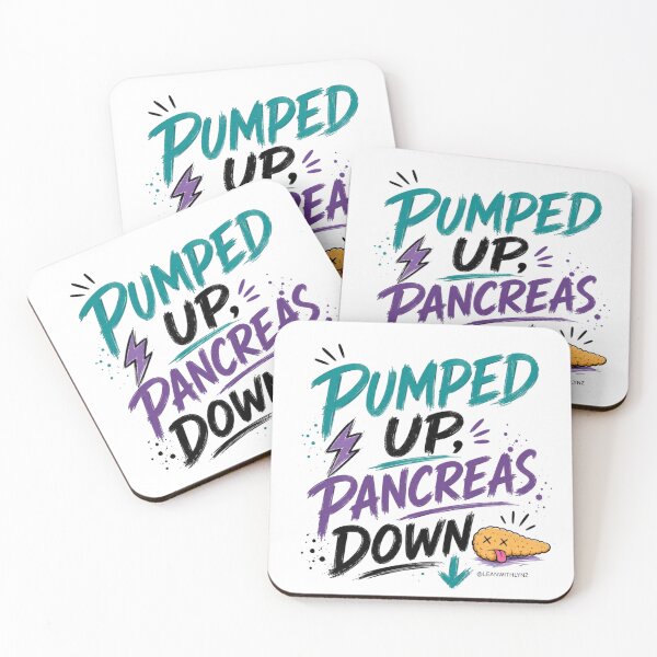 Item preview, Type 1 Diabetes - Pumped up, pancreas down designed and sold by Funny Diabetes.