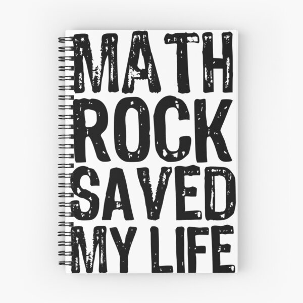 Item preview, Math Rock Saved My Life designed and sold by BrainCashPop.