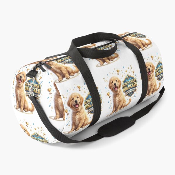 Item preview, Achievement Unlocked Golden Retriever Artwork designed and sold by pradeepvisuals.