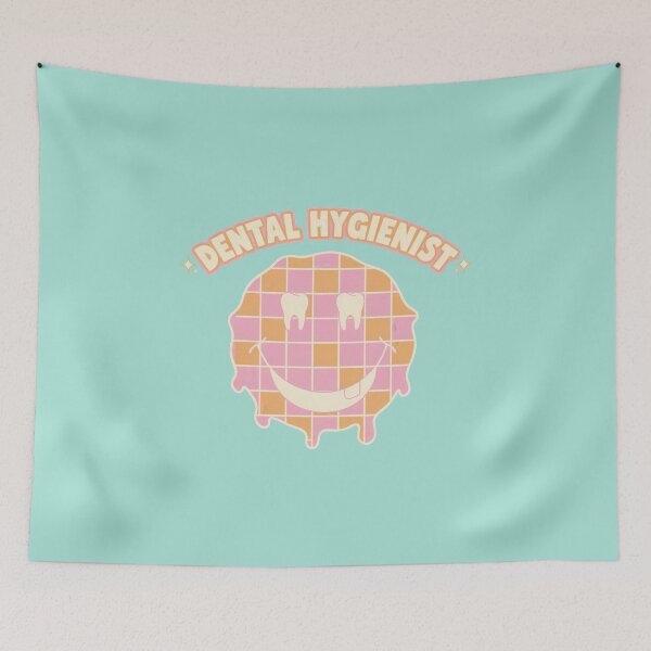Item preview, Dental Hygienist – Retro Smiley Tooth Design designed and sold by Sezee.
