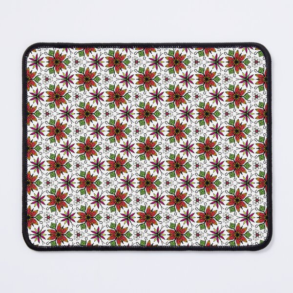 Item preview, Red flower pattern background designed and sold by Aesthetic shapes design.