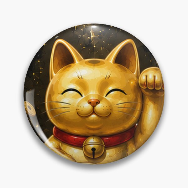 Item preview, Golden Maneki Neko for Prosperity designed and sold by fuku-mono.
