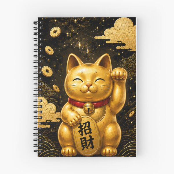 Item preview, Golden Maneki Neko for Prosperity designed and sold by fuku-mono.