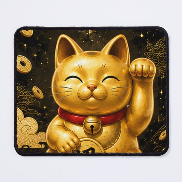 Item preview, Golden Maneki Neko for Prosperity designed and sold by fuku-mono.