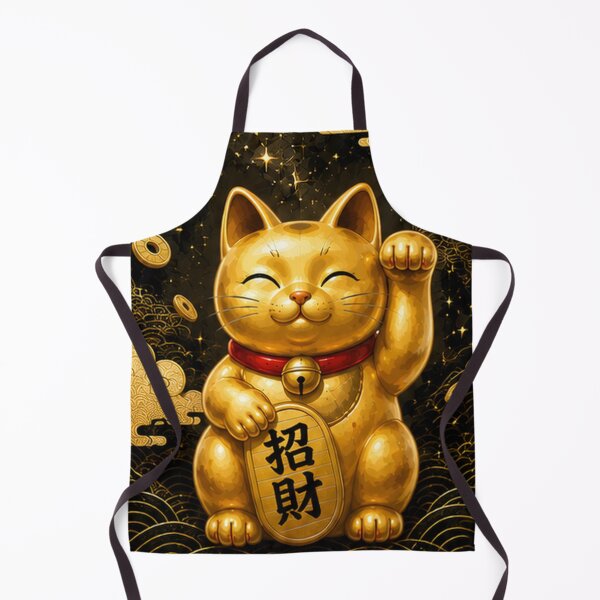 Item preview, Golden Maneki Neko for Prosperity designed and sold by fuku-mono.