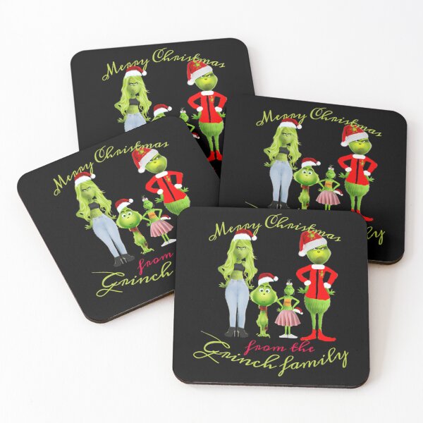 Item preview, Green Character Family Standing In Holiday designed and sold by MuminOkan.