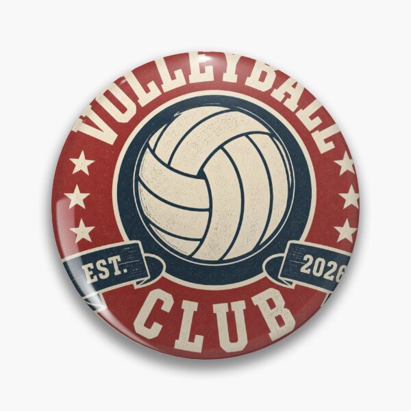 Item preview, Volleyball Club 2026 Badge Shirt designed and sold by redblink store.