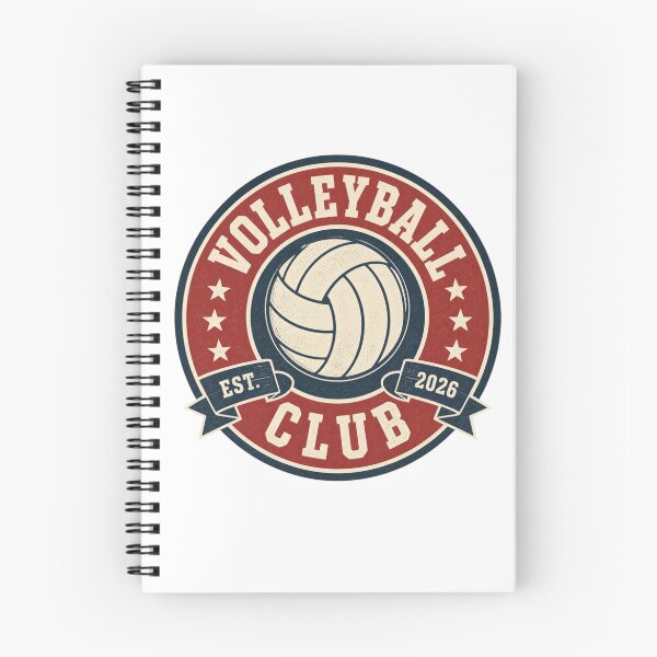 Item preview, Volleyball Club 2026 Badge Shirt designed and sold by redblink store.