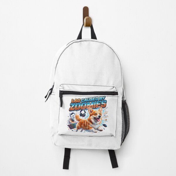 Item preview, Dog Zoomies Funny Corgi Gaming Artwork designed and sold by pradeepvisuals.