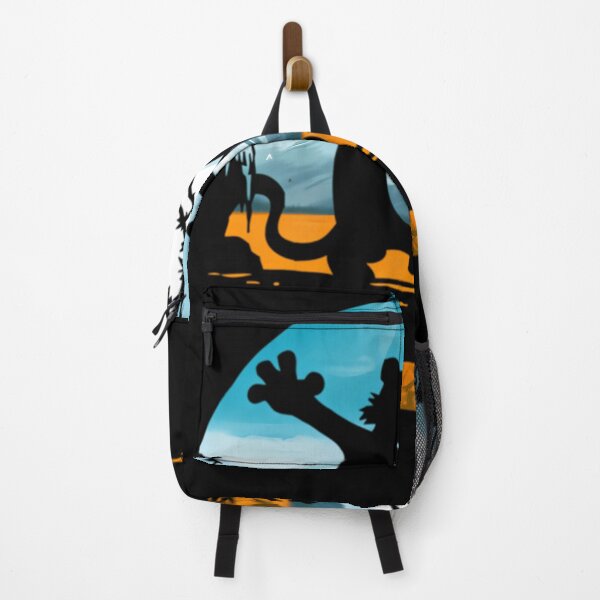 Item preview, Boy And Tiger Silhouette Dancing In Moonlit Jungle Landscape designed and sold by MuminOkan.