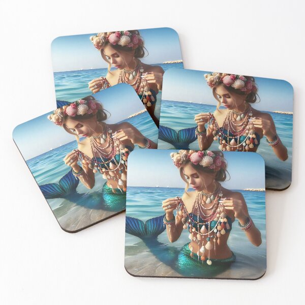 Item preview, ¡Sirena haciendo un hermoso collar! designed and sold by yuliettestore.