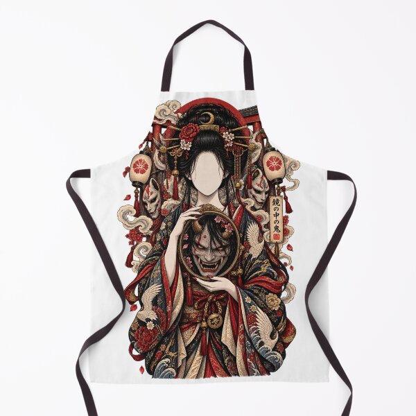 Item preview, The Mirror of the Faceless Geisha | Japanese Ukiyo-e Art designed and sold by Substance_life.