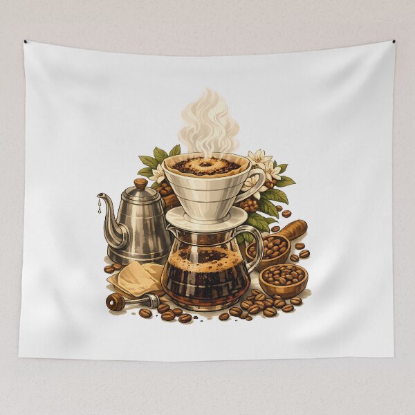Item preview, V60 coffee maker with blooming coffee function designed and sold by Daily Quirk.