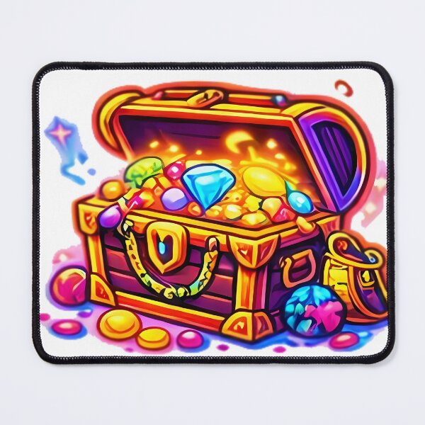 Item preview, Magic Pirate Treasure Chest Sticker designed and sold by Freestyle Prints.