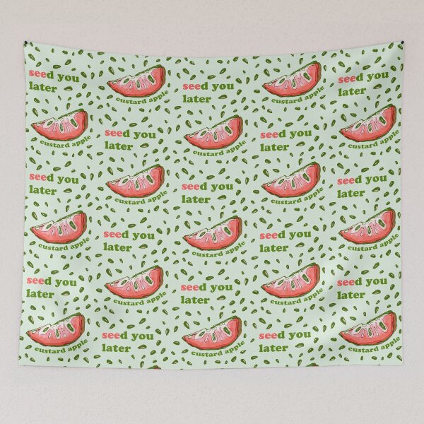 Item preview, Custard Apple - seed you later designed and sold by AgnieshkaSiwek.