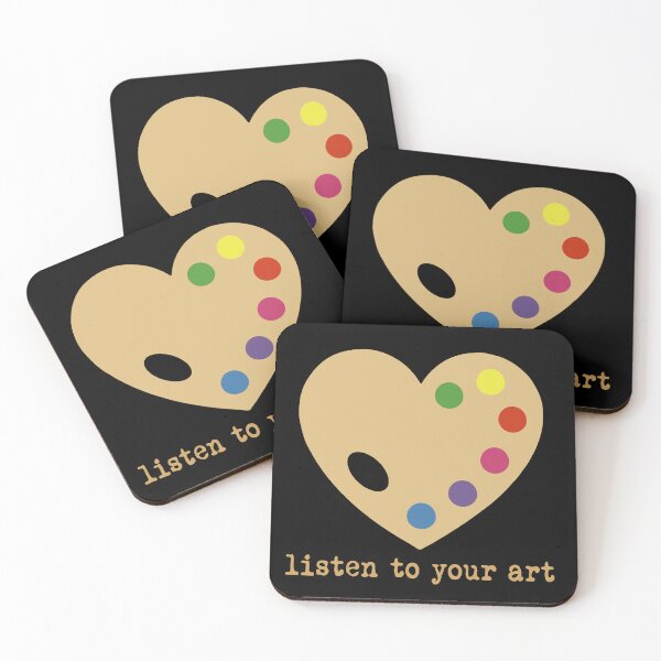 Item preview, Heart Paint Palette Listen To Your Art designed and sold by Gkinoki.